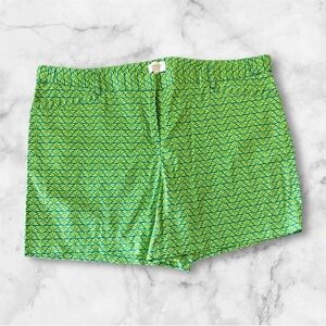 Laundry By Shelli Segal Green Patterned Women Shorts